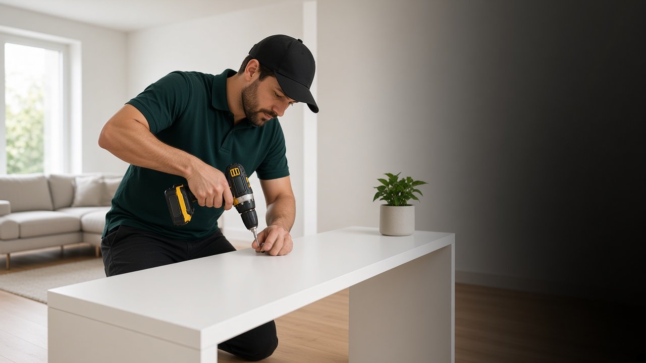 A HandNorth pro assembling furniture in Montreal